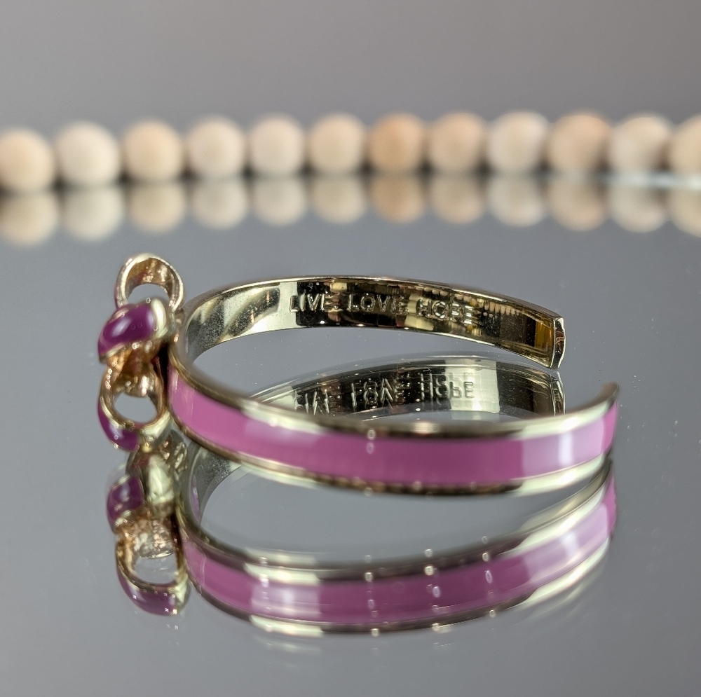 Vera Bradley Purple Bow Bracelet - Picture 3 of 5